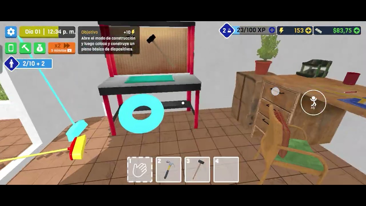 Probando juegos de parques acuáticos simuleitor
