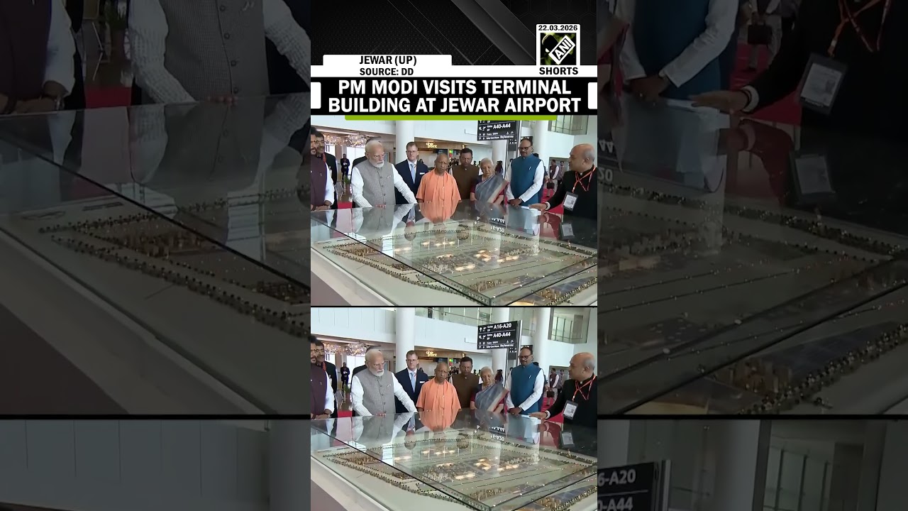 PM Modi visits Terminal Building of Noida International Airport in Uttar Pradesh