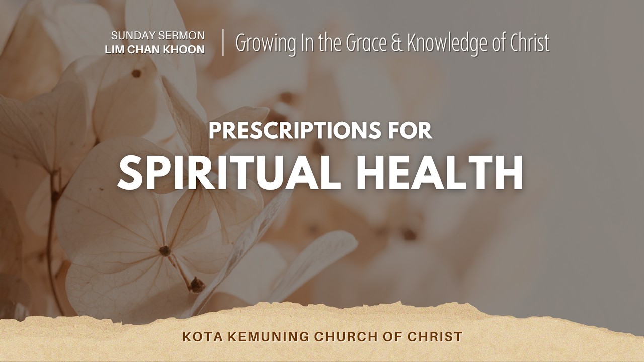 Prescriptions for Spiritual Health