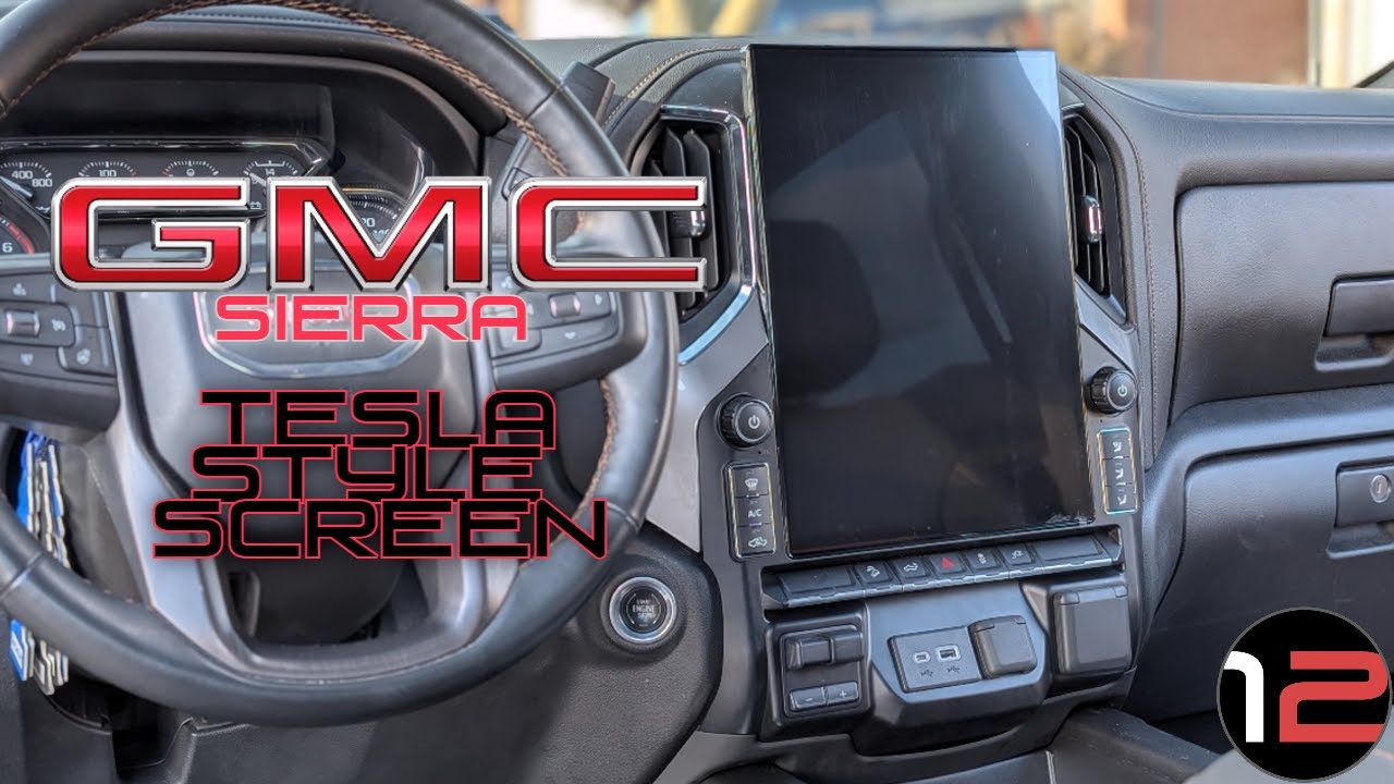 Workshop 12 QHD 2K 15,6-дюймовый экран в стиле Tesla || GMC Sierra || Chevy Silverado || Видео по...