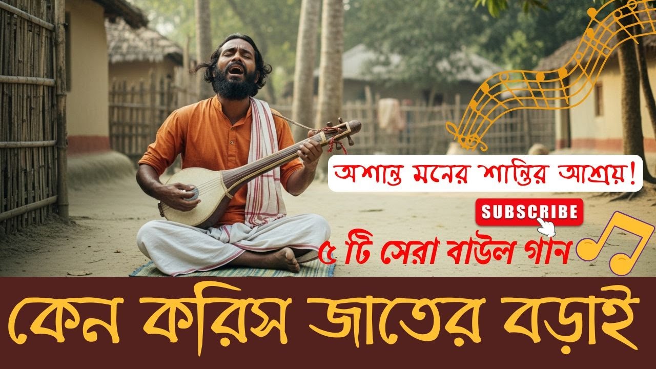 কেন করিস জাতের বড়াই? /৫ টি সেরা বাউল গান! /  আধ্যাত্মিক গান, বাউল গান, লালনগীতি  BANGLA FOLK SONG BD