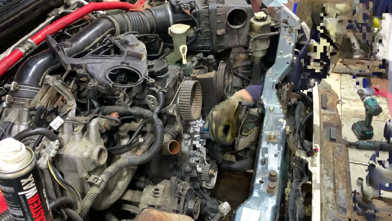 Как легко поменять ГРМ на Mitsubishi Pinin
