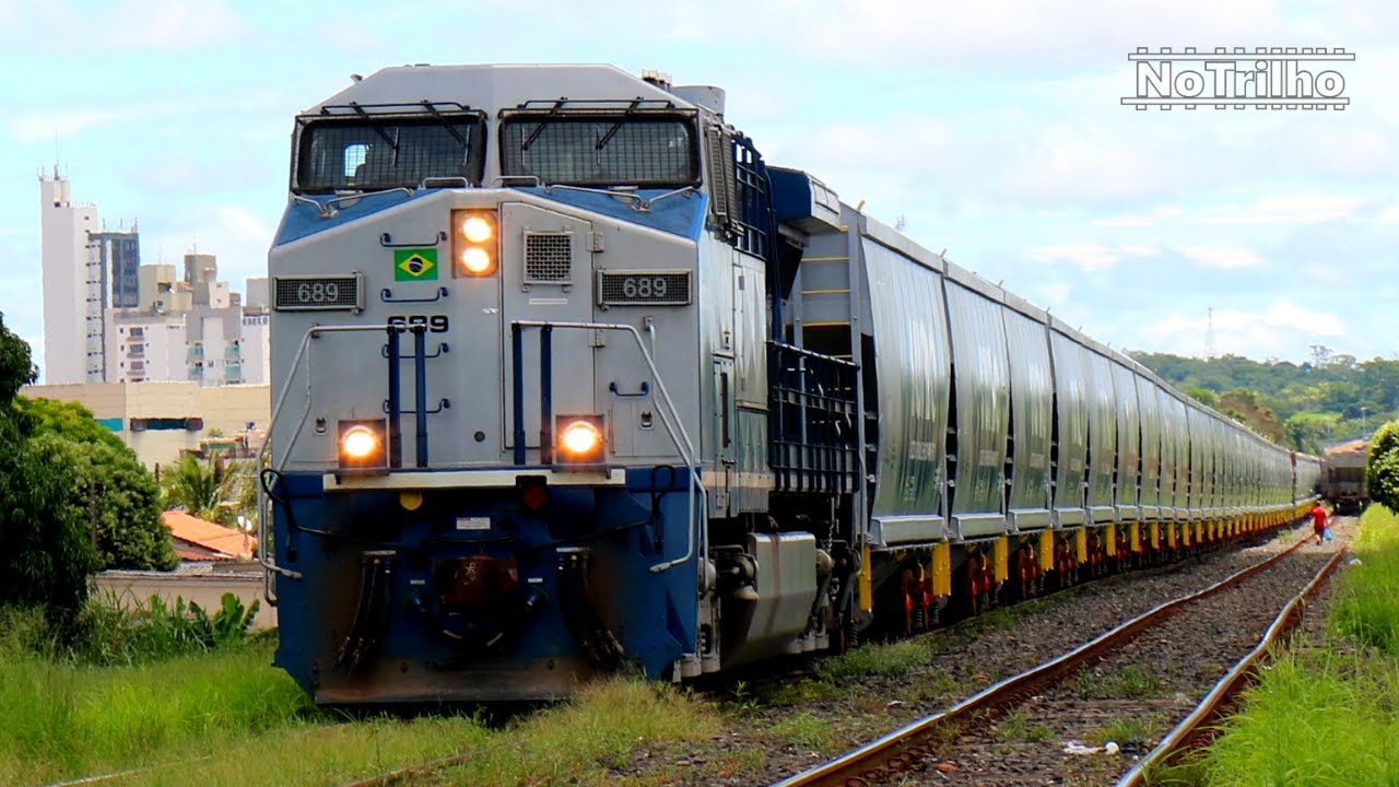 PRIMEIRA VIAGEM dos NOVOS vagões HTT Rumo