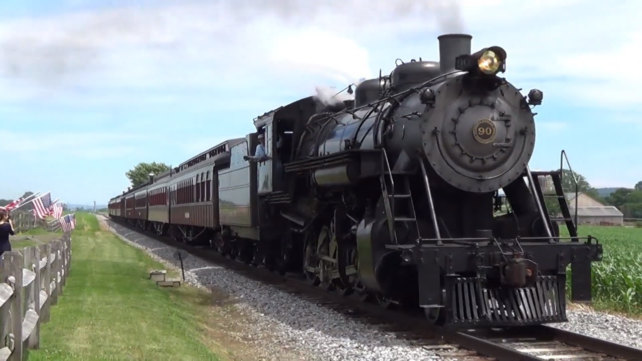 Strasburg Railroad: Dawn Till Dusk with Great Western 90