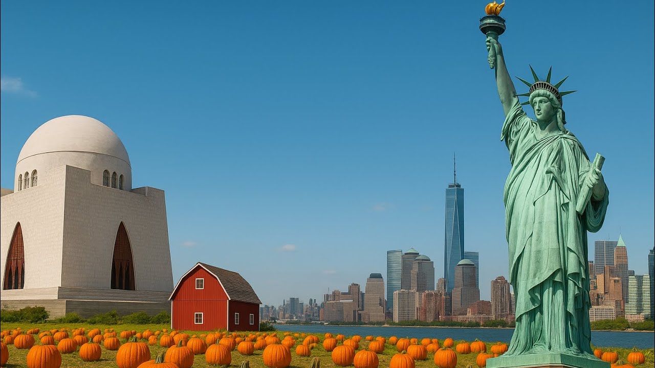 Pumpkin festival 2025 Newyork#life in newyork#karachi#newyork#newyorkcity 
