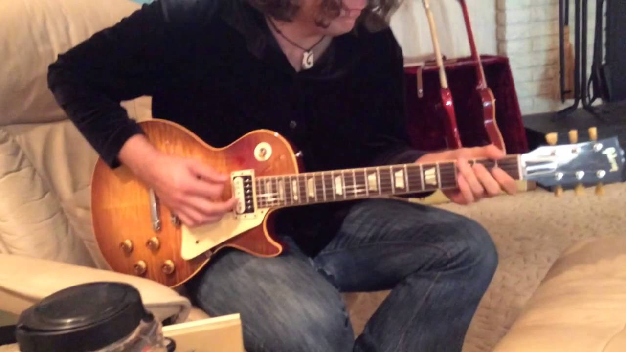 J.D. Simo playing 1959 les paul "red eye"