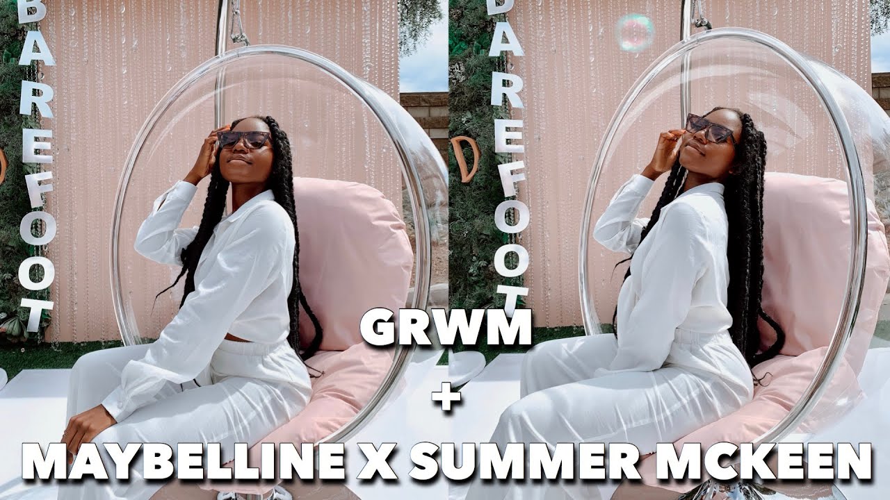 Q&A GRWM:how I met my boyfriend, college advice, starting a channel + maybellinexsummer mckeen event