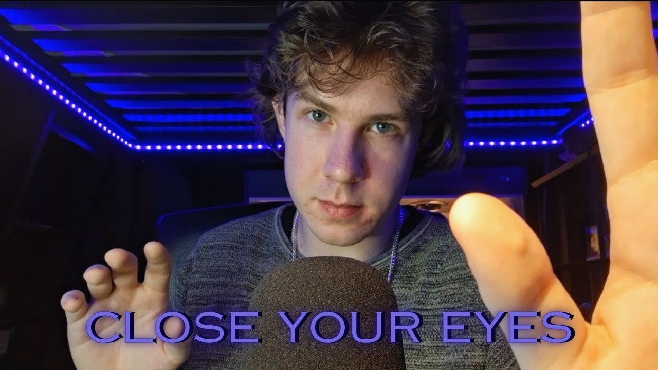 ASMR Eyes Closed Instructions (hard or soft, left or right, etc.)😴🛌