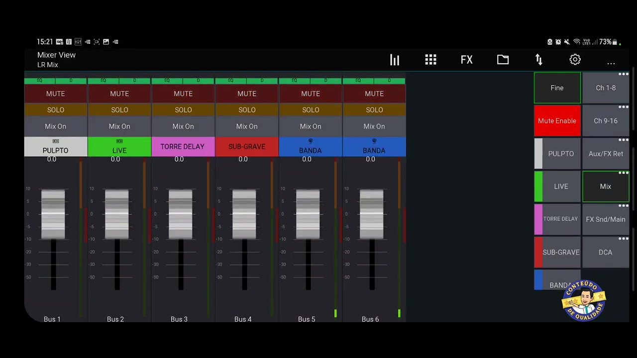 como criar mais uma saída AUXILIAR ou RETORNO nas mesas  Xr 18  Xr 16 ou  Xr 12  Berinhger mixer