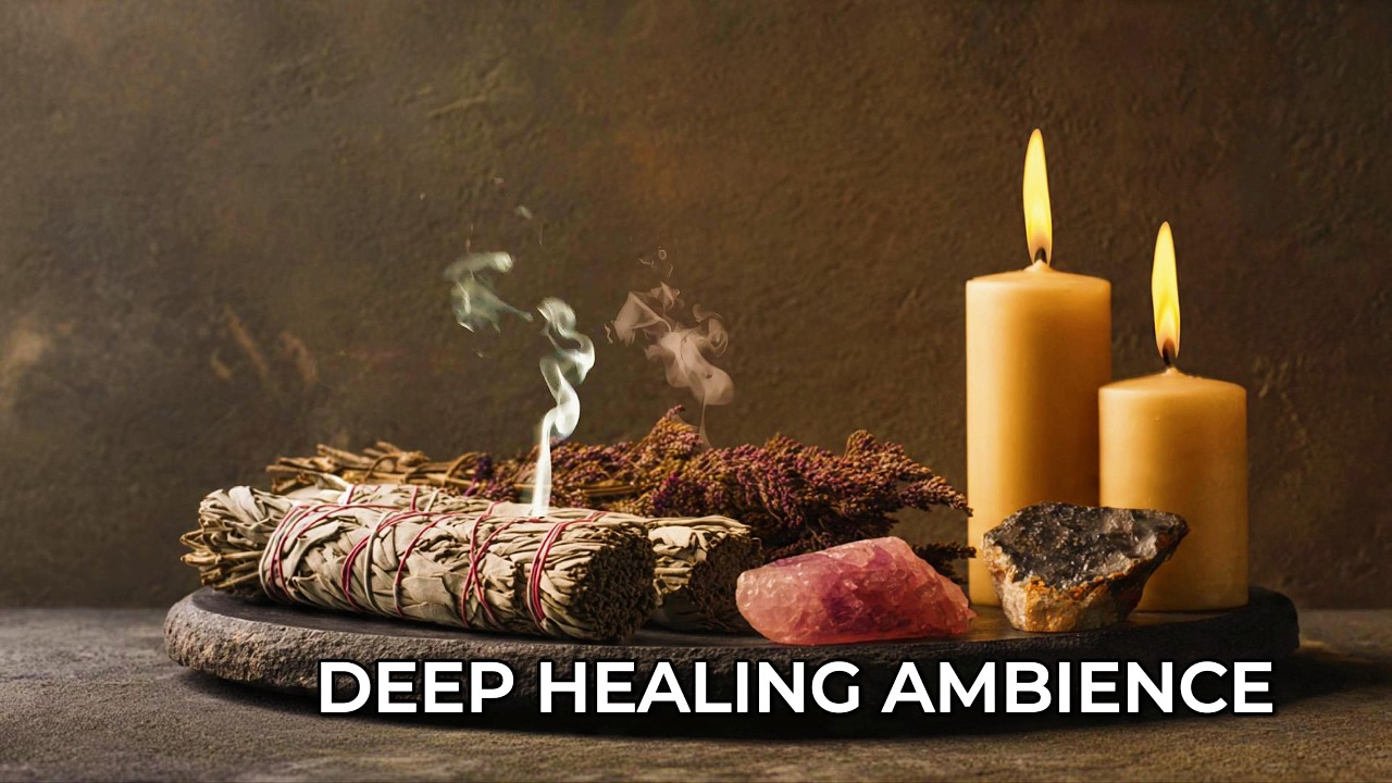 Deep Spa Relaxation: Soft Harp & Pan Flute Music | Massage & Stress Relief |  Crystal Healing