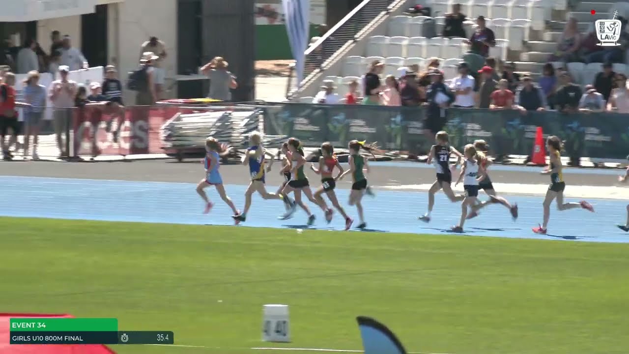 Girls U10 800m Final: 2022/23 State Track and Field Championships