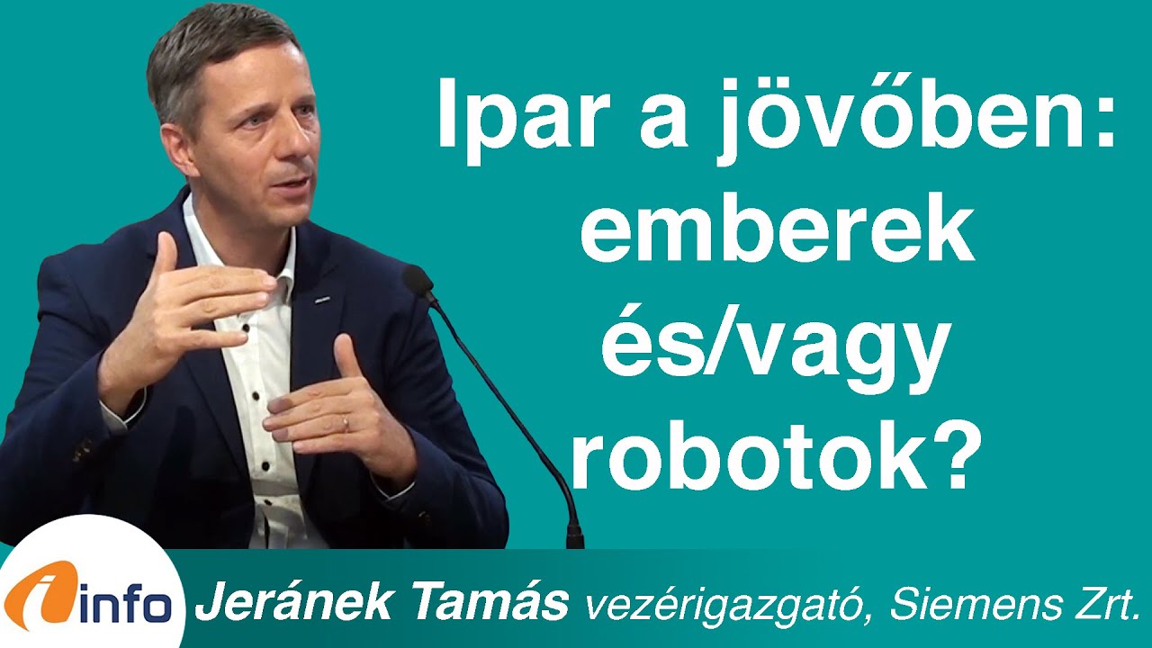 Hogyan alakul át az ipar a mesterséges intelligencia korszakában? Jeránek Tamás, Inforádió, Aréna
