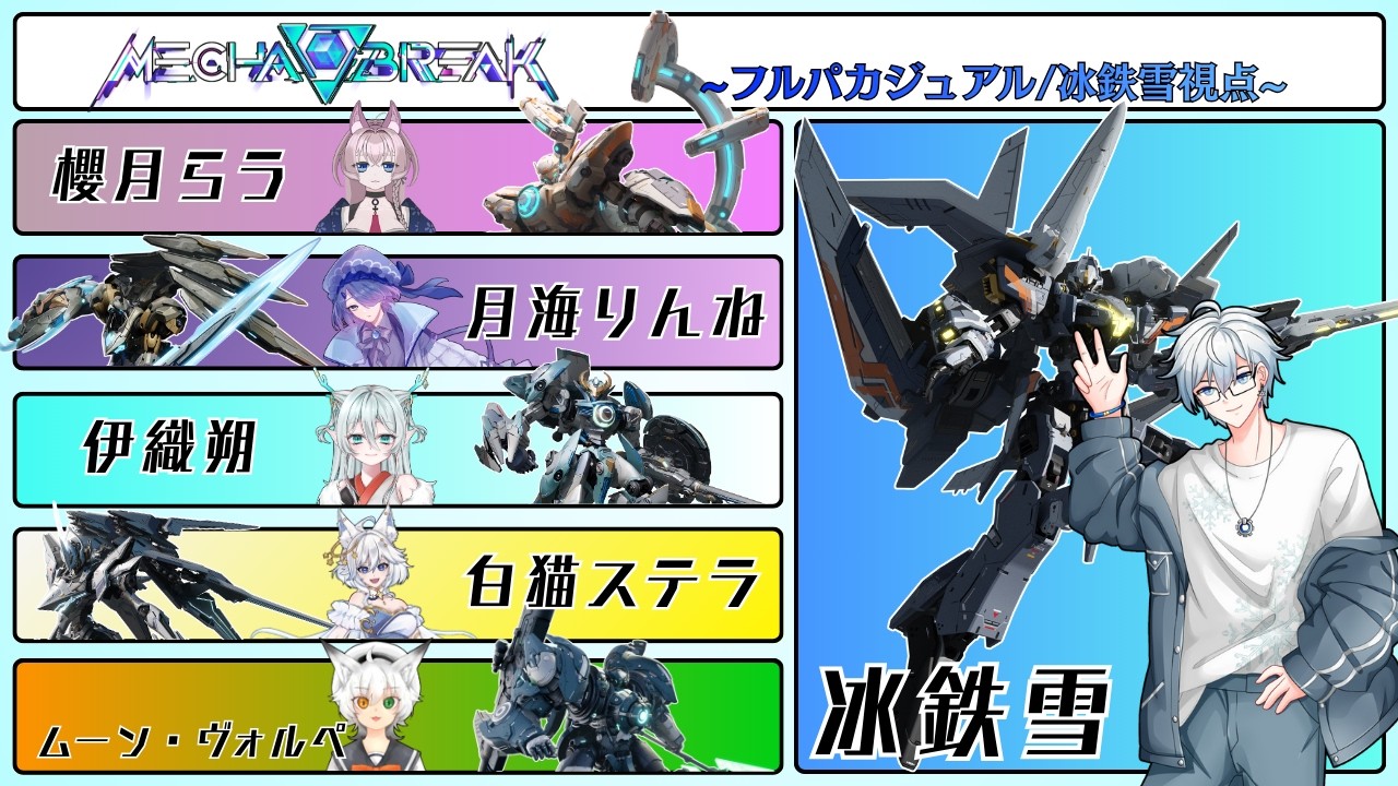 【Mecha BREAK】 第一回？ フルパでカジュアルを楽しもうの回【初見歓迎】
