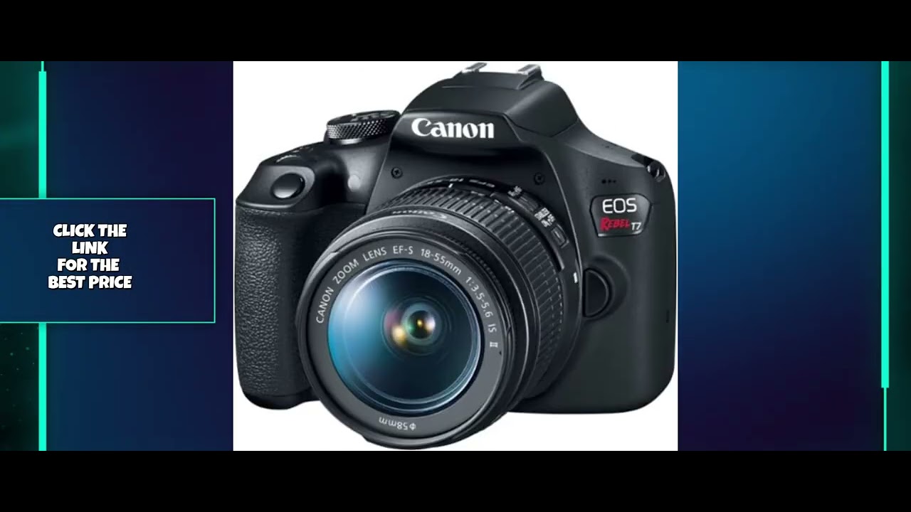 Canon EOS Rebel T7 DSLR Camera Review | 2 Lens Kit EF18-55mm & EF 75-300mm