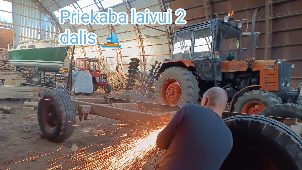 Darome priekabą jachtai. Kilblokas 2 dalis. Winga Marin 29