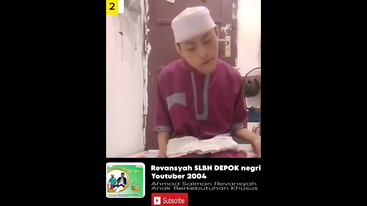 judul baca juz amma sama hafalan surat pendek Salman revansyah Anak berkebutuhan khusus