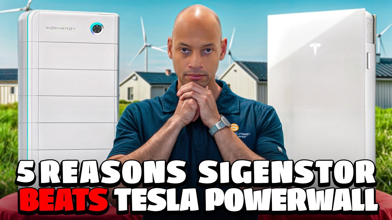 5 причин, по которым SigenStor превосходит Tesla Powerwall