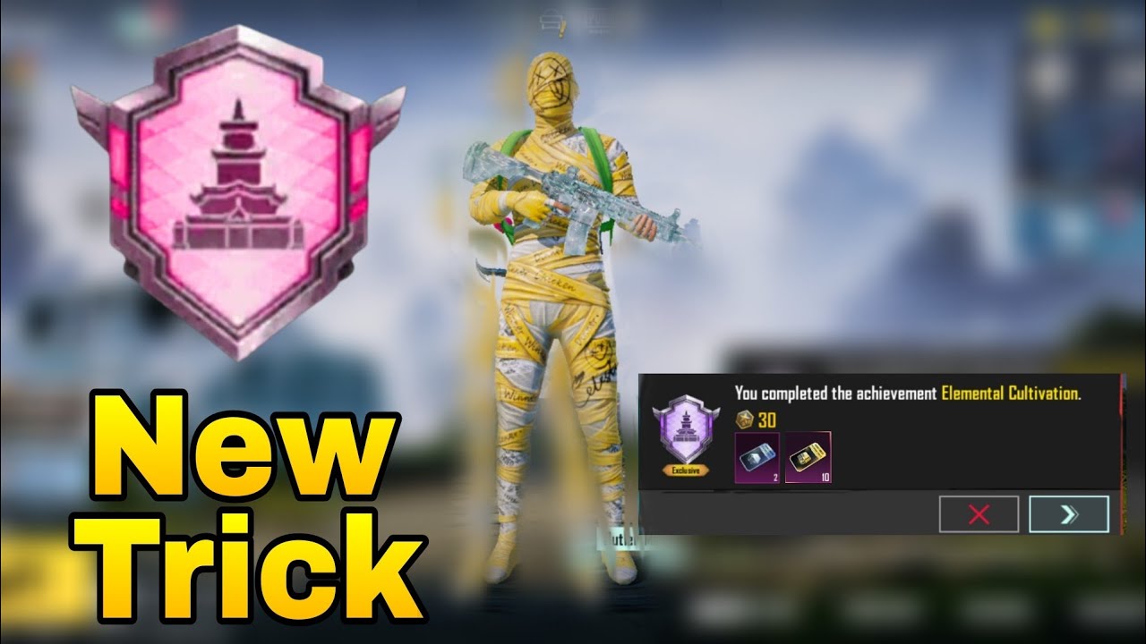How To Complete (ELEMENTAL CULTIVATION) Achievement 3.6 Update Achievement Easy To Tricks PUBGMobile