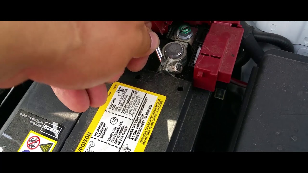 How to: Remove a battery on a 2016 Buick Encore