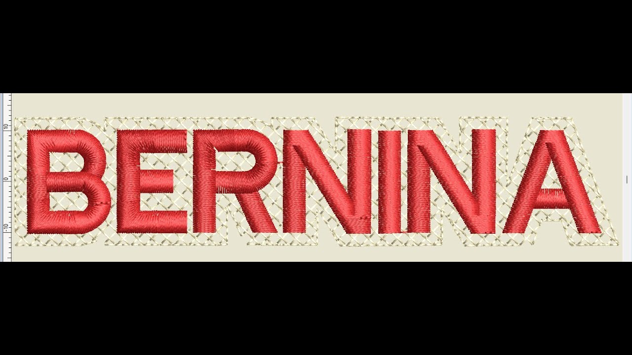 Bernina V9 Base/knock down stitch