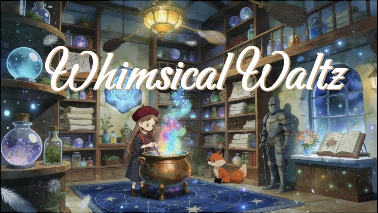 Whimsical Waltz to Relax & Calm Your Mind 🌙 Luna & Foxx
