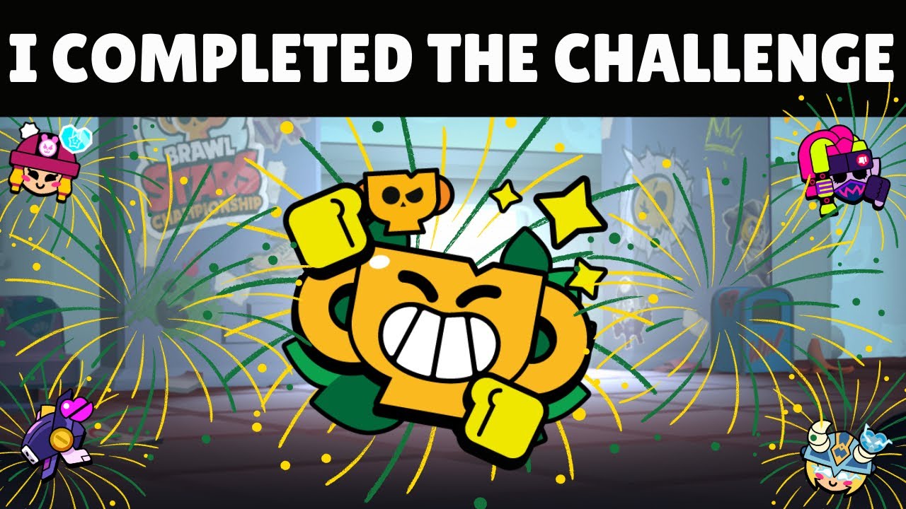 I completed the CHAMPIONSHIP CHALLENGE in the most sweatiest way EVER!! #brawlstars 