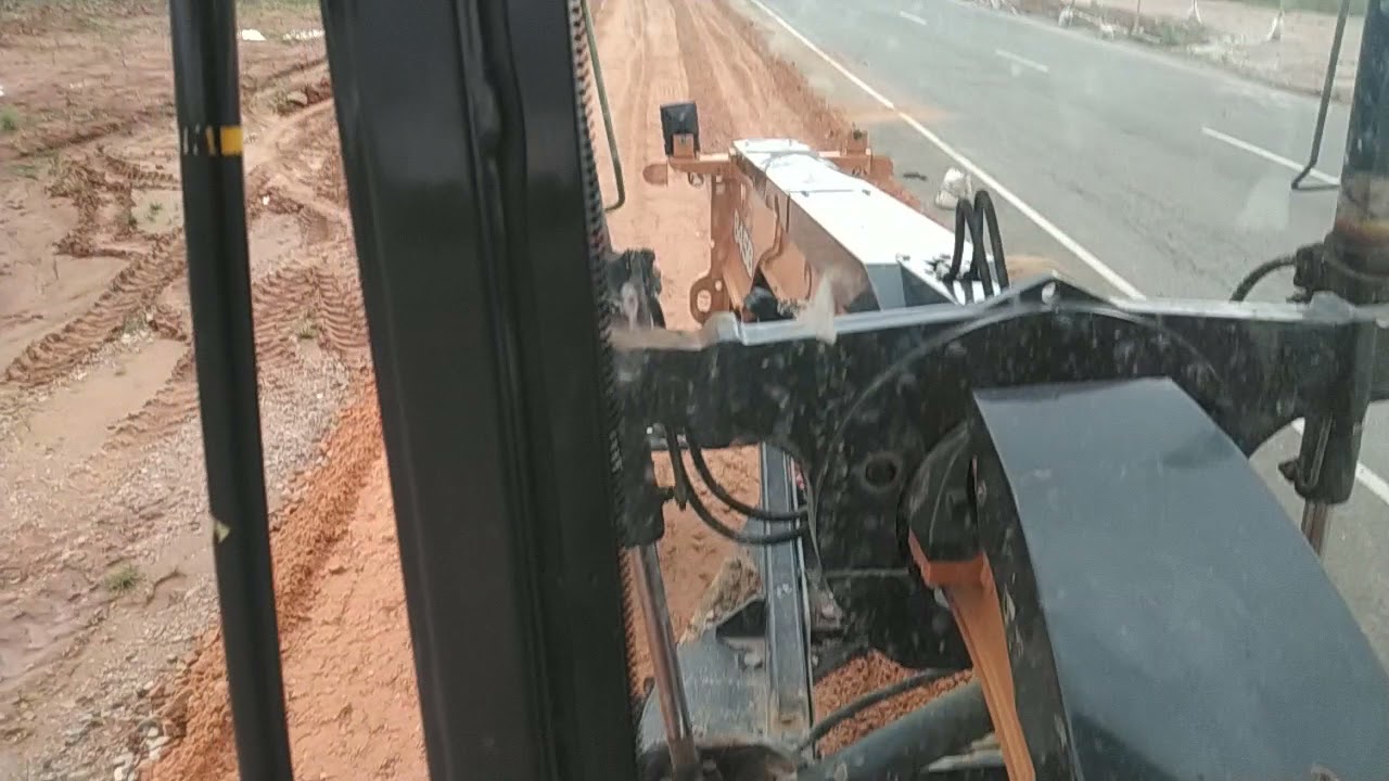 Gsb grading with case motar grader / 4 lane work