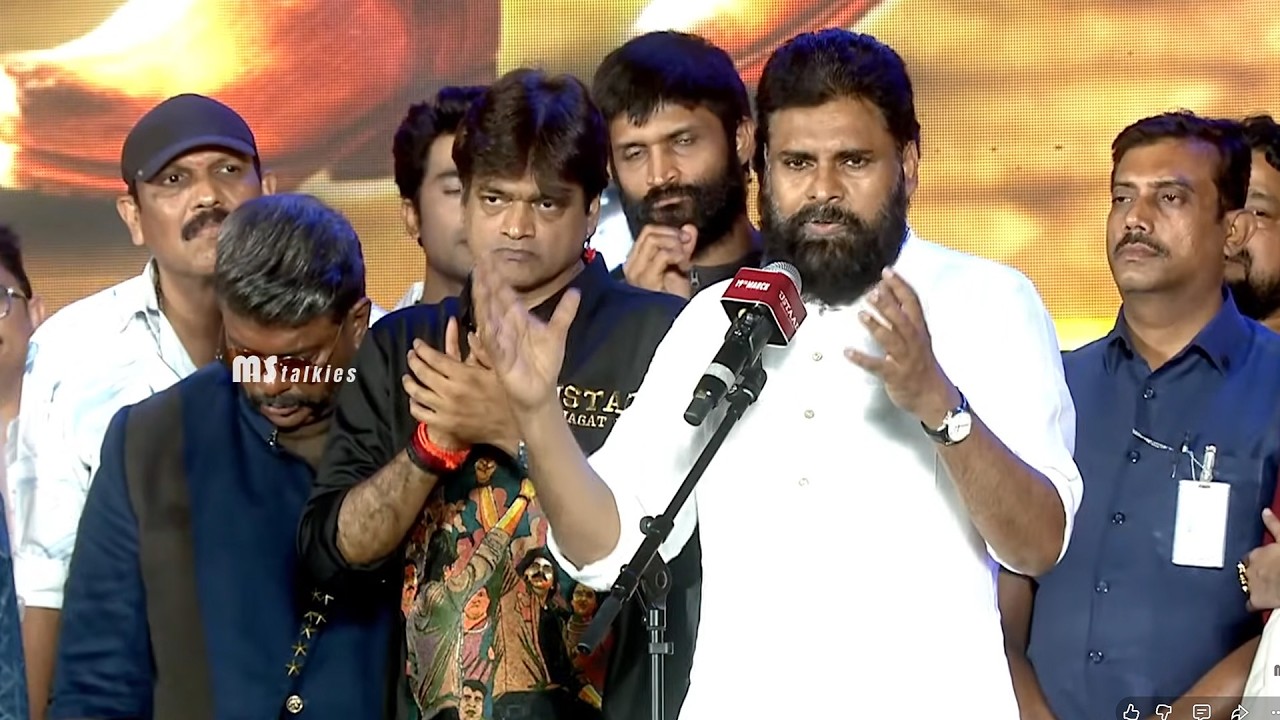 Power Star Pawan Kalyan Superb Speech @ Ustaad Bhagat Singh Pre Release Event | MS Talkies
