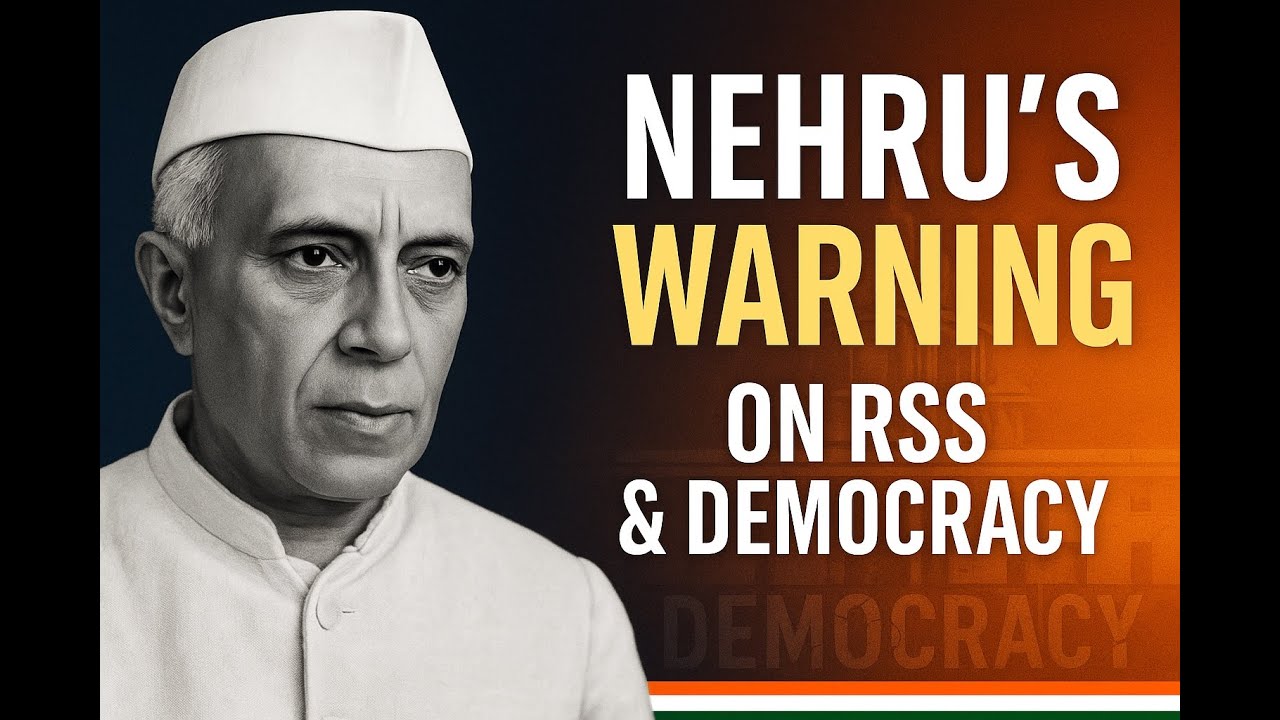 Why Nehru Called RSS the Biggest Threat to India's Democracy | Professor Apoorvanand