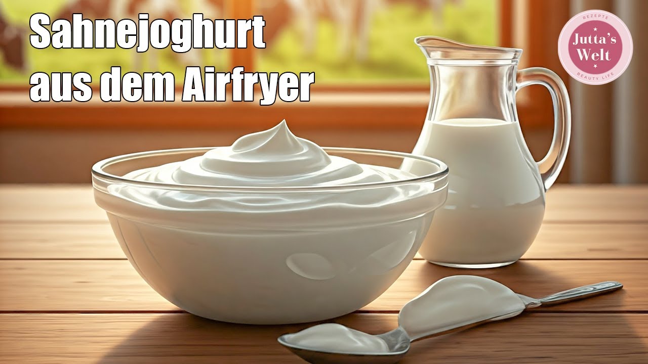 Sahnejoghurt nach Griechischer Art aus der Heißluftfritteuse 😋So einfach geht's! (Cosori TurboBlaze)