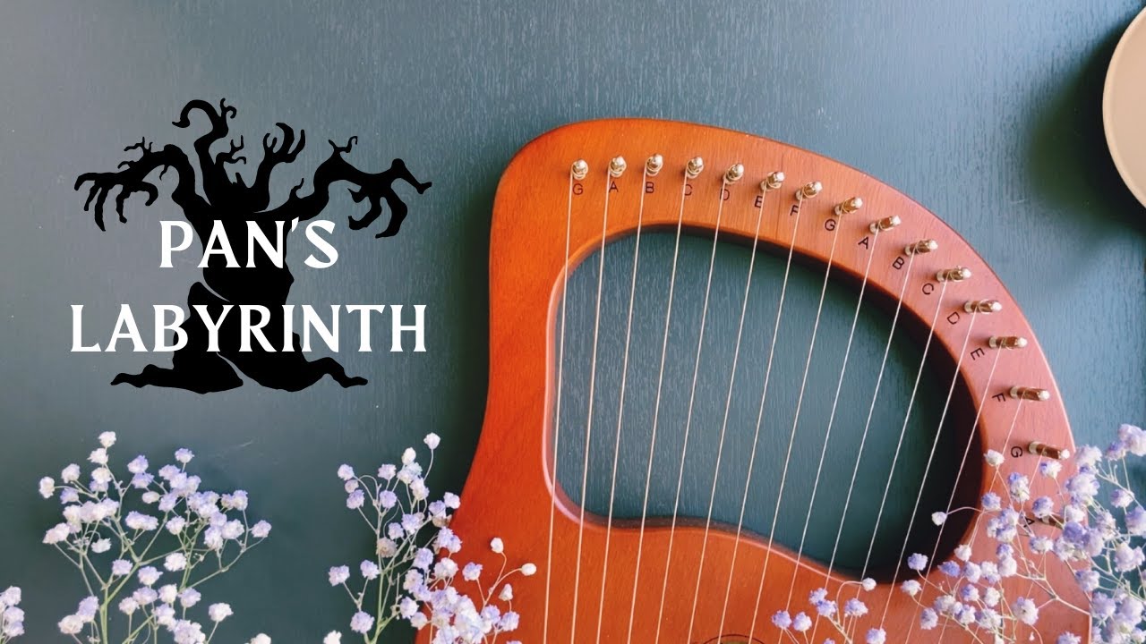 Pan's Labyrinth Lullaby | Lyre Harp Cover (Notes)