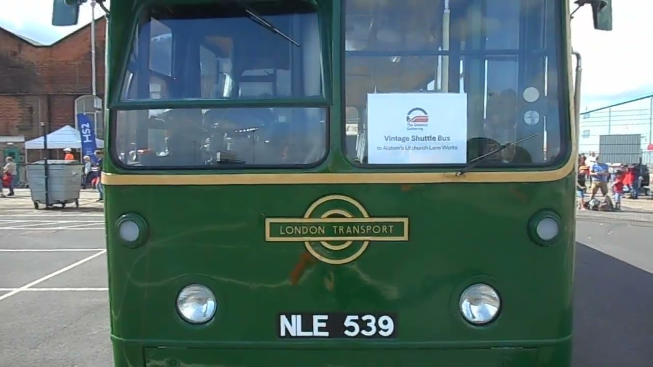 Greatest Gathering no 37 - a beautiful old single decker London bus used on the FOC shuttle service.