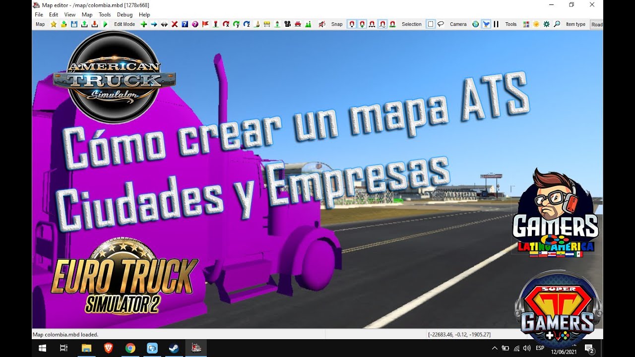 #ATS - #ETS2 Cómo crear un mapa desde cero - Agregar Ciudades y Empresas