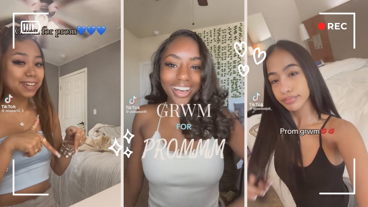 PROM GRWM TIKTOK COMPILATION #4