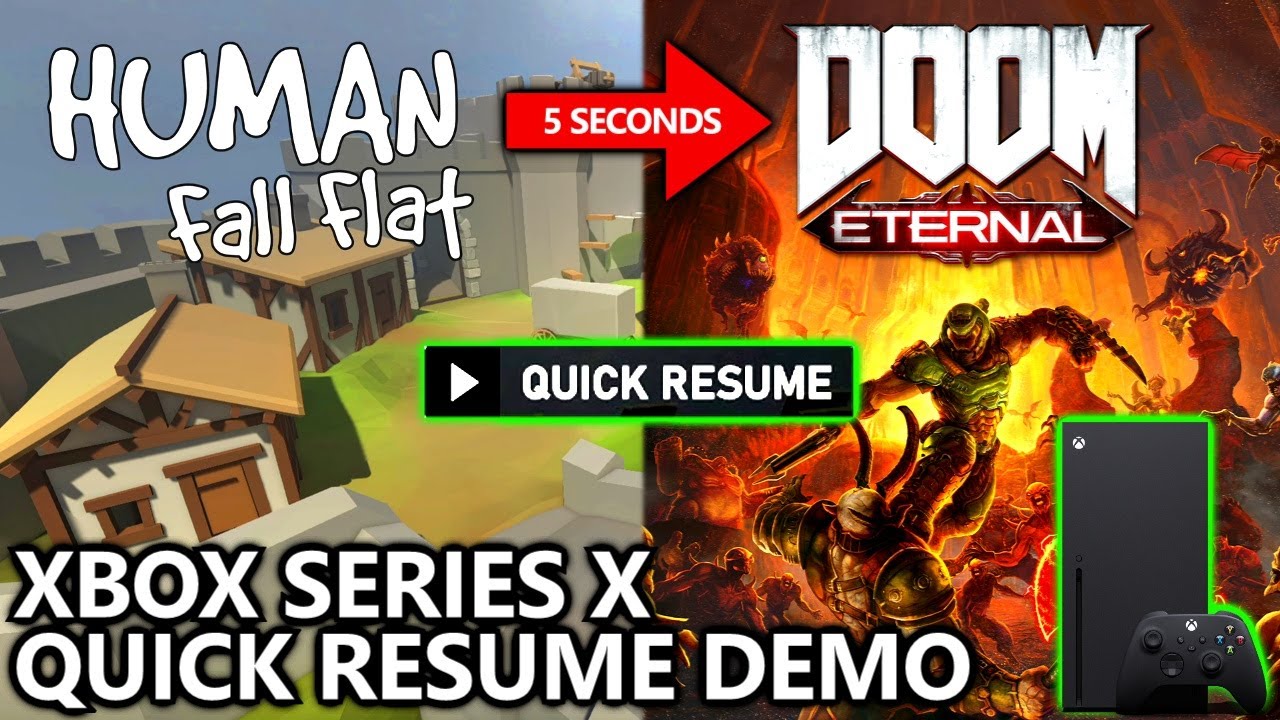 Xbox Series X - Quick Resume Demo - INSTANTLY Switch Between Games with No Loading Times