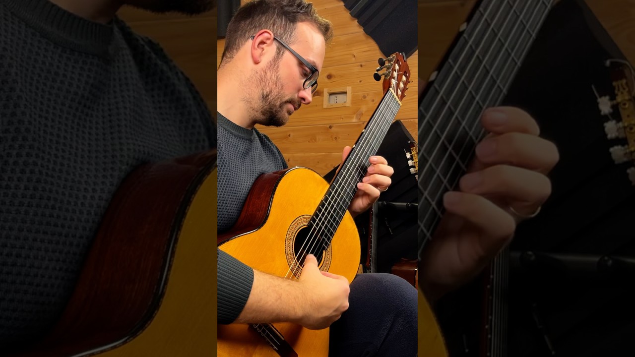 Preludio n. 1 by Francisco Tárrega  #classicalguitar #tárrega #music  #classicalmusic  #newshorts