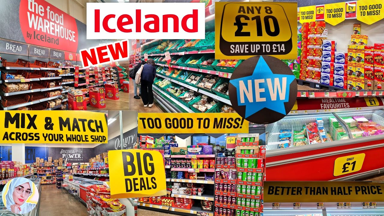 SHOPPING ICELAND's TOP BARGAINS 🤫🤑 The Food Warehouse 😋 Shop With Me UK Tour & Prices 🥰