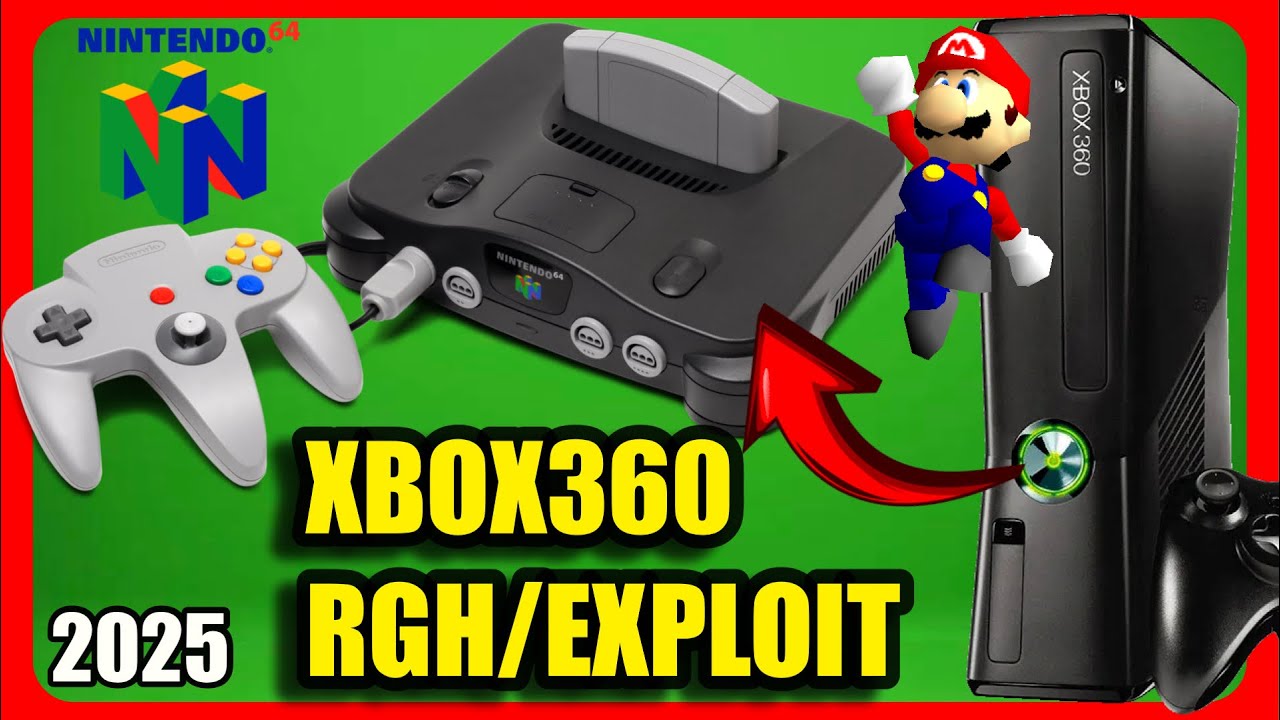 JOGUE AGORA N64 ATRAVÉS DO XBOX360 XPLOIT ! 