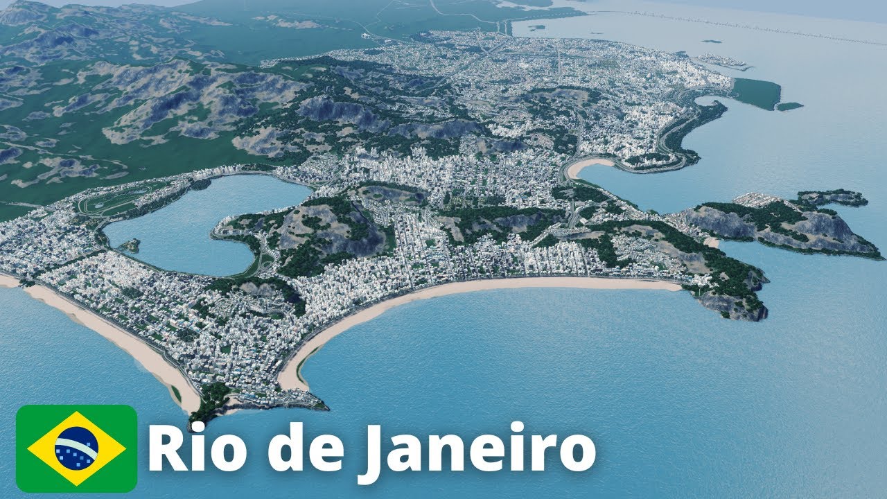 Cities: Skylines - Rio de Janeiro Speed Build