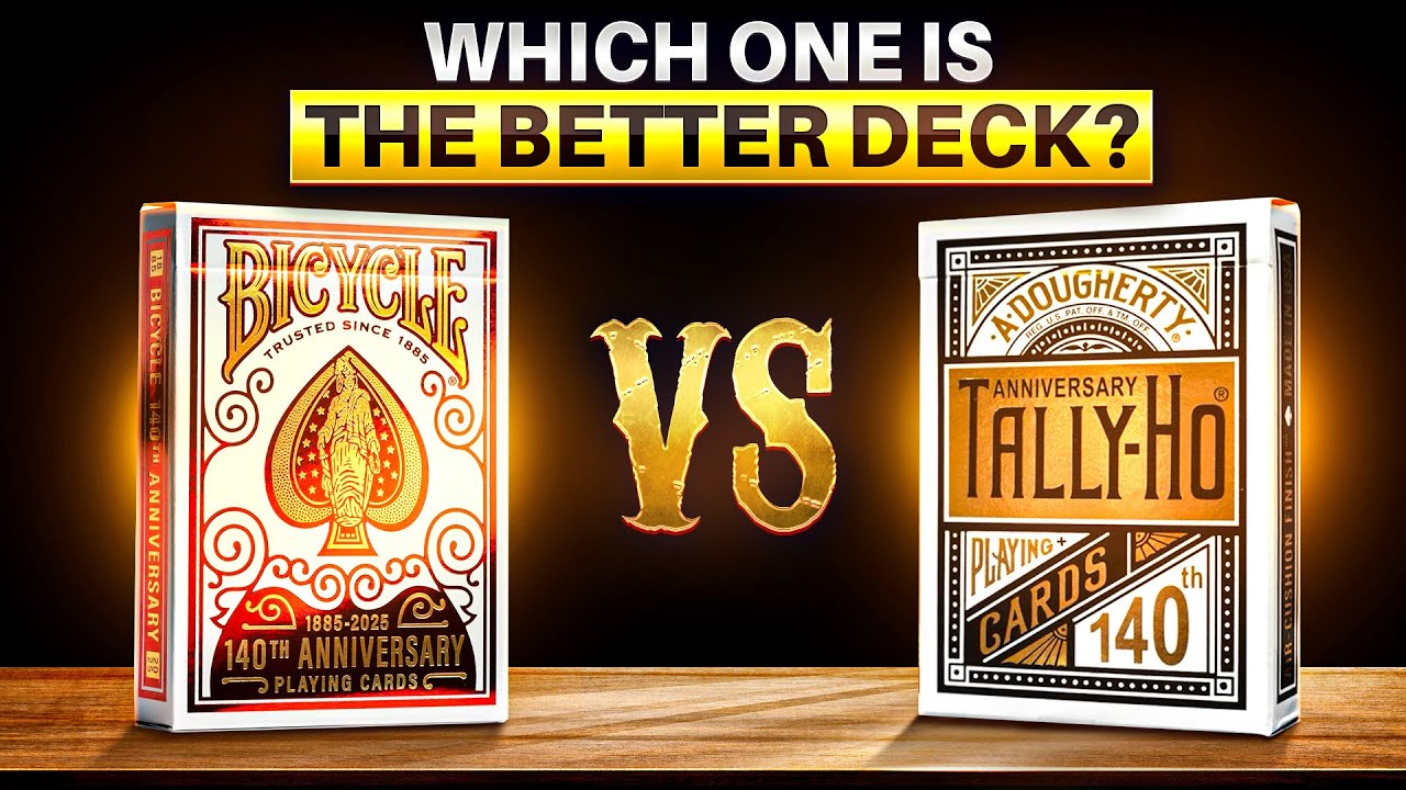 Anniversary Deck Showdown | Bicycle vs Tally-Ho Detailed Review