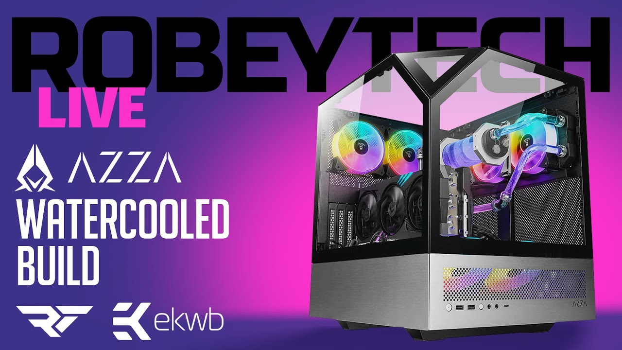 Giveaways + $5000 EKWB Water Cooled Gaming PC in the Azza Sanctum (Ryzen 9 7950x / RTX 4090)