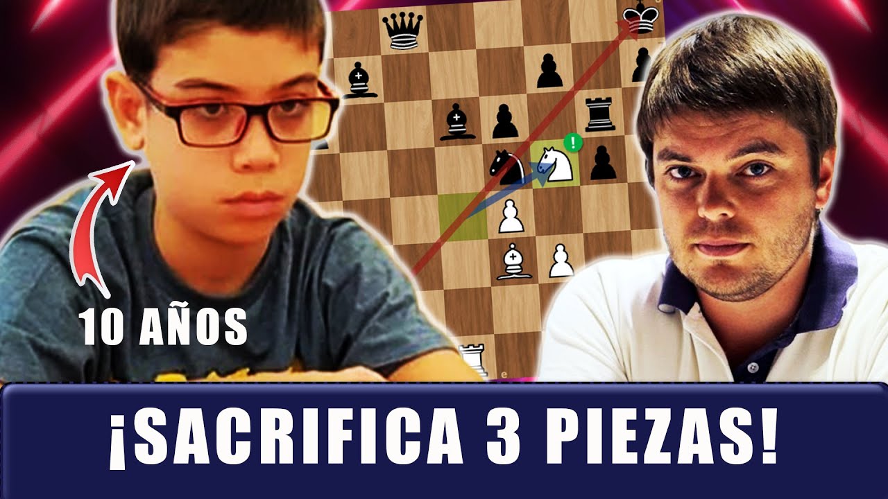 ¡¡BRUTAL!! EL PRODIGIO ARGENTINO de 10 AÑOS DESTROZA a un GRAN MAESTRO UCRANIANO | Faustino Oro