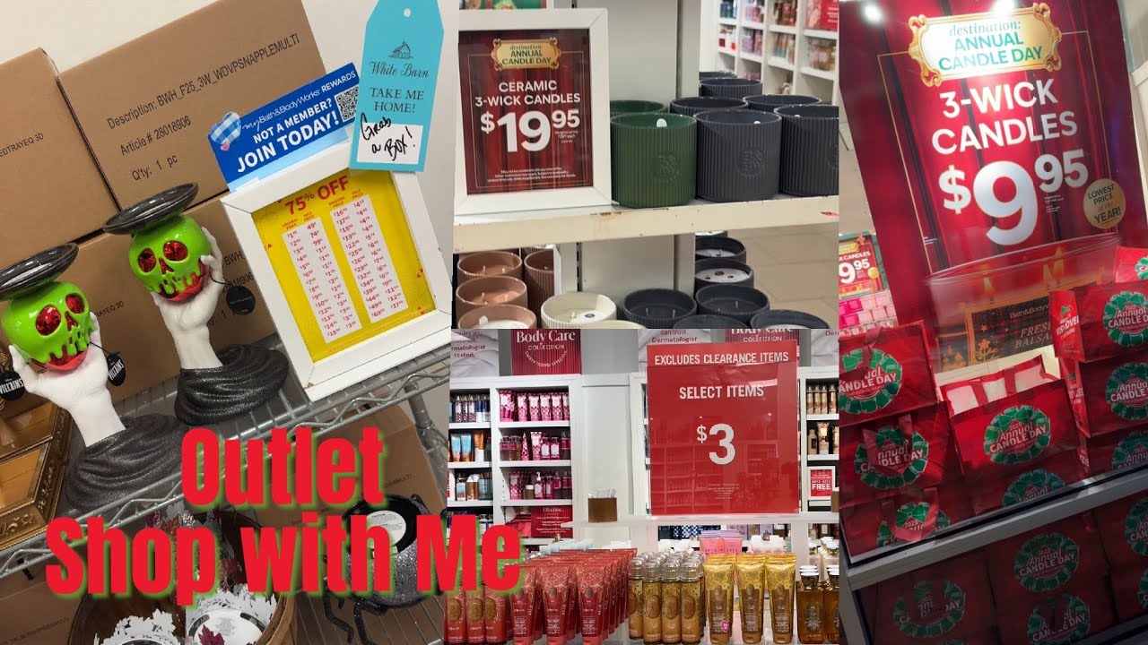 Bath & Body Works Candle Day 2025 Outlet Edition $3 средства по уходу за телом и многое другое
