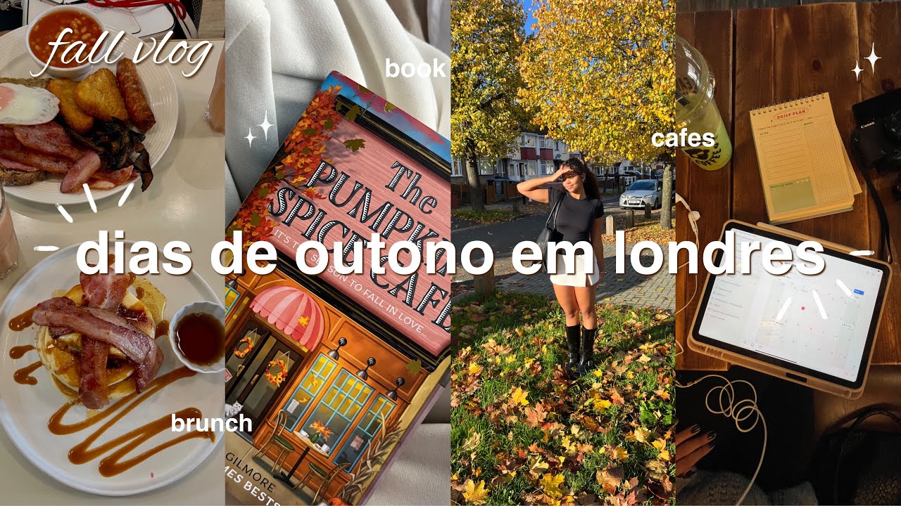 FALL VLOG 🍂🧸 dias de outono em londres | brunch, vision board, haul & mais