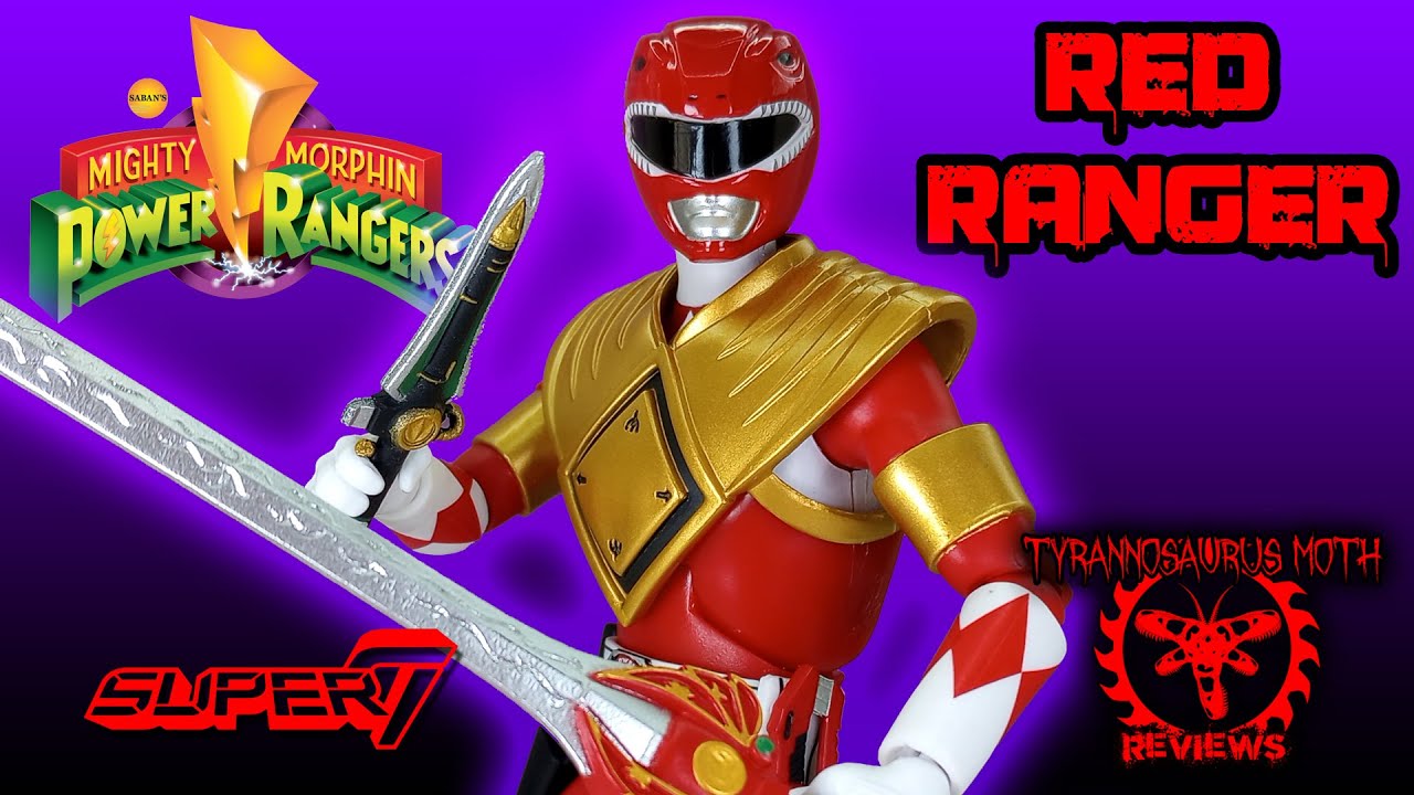 Super7 Mighty Morphin' Power Rangers Ultimates! Red Ranger figure review