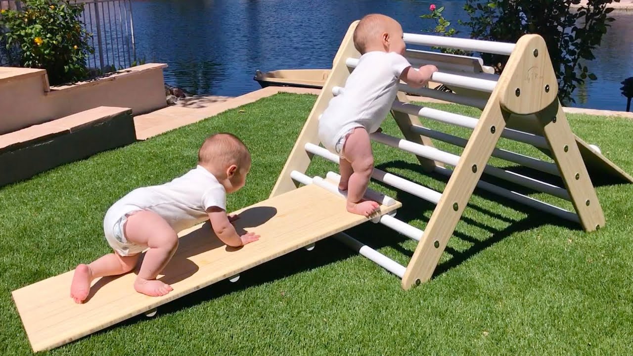 Wow! Babies Show Skill To Climbing |Funniest Babies Moment