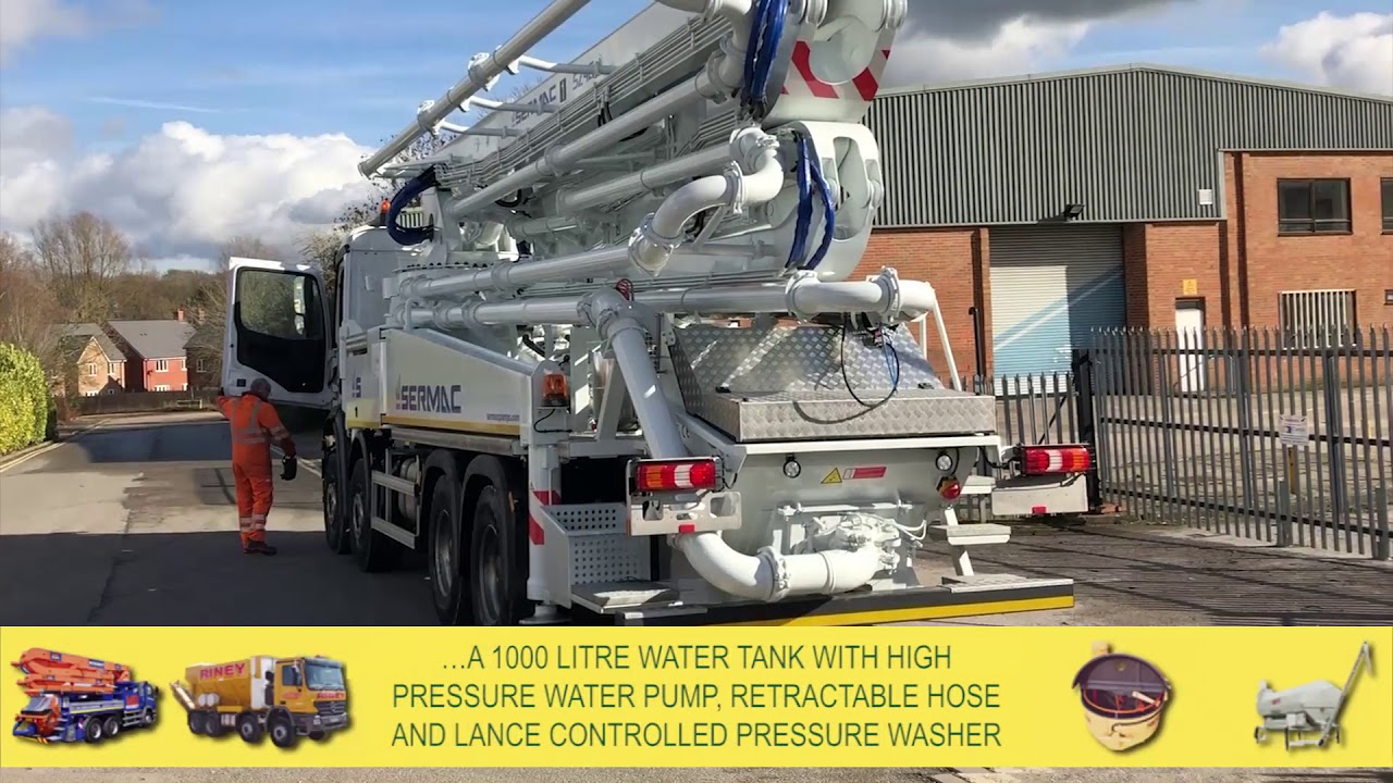 2019 Sermac model Zenith 5Z42 AG9L10-194-80 Truck Mounted Concrete Pump