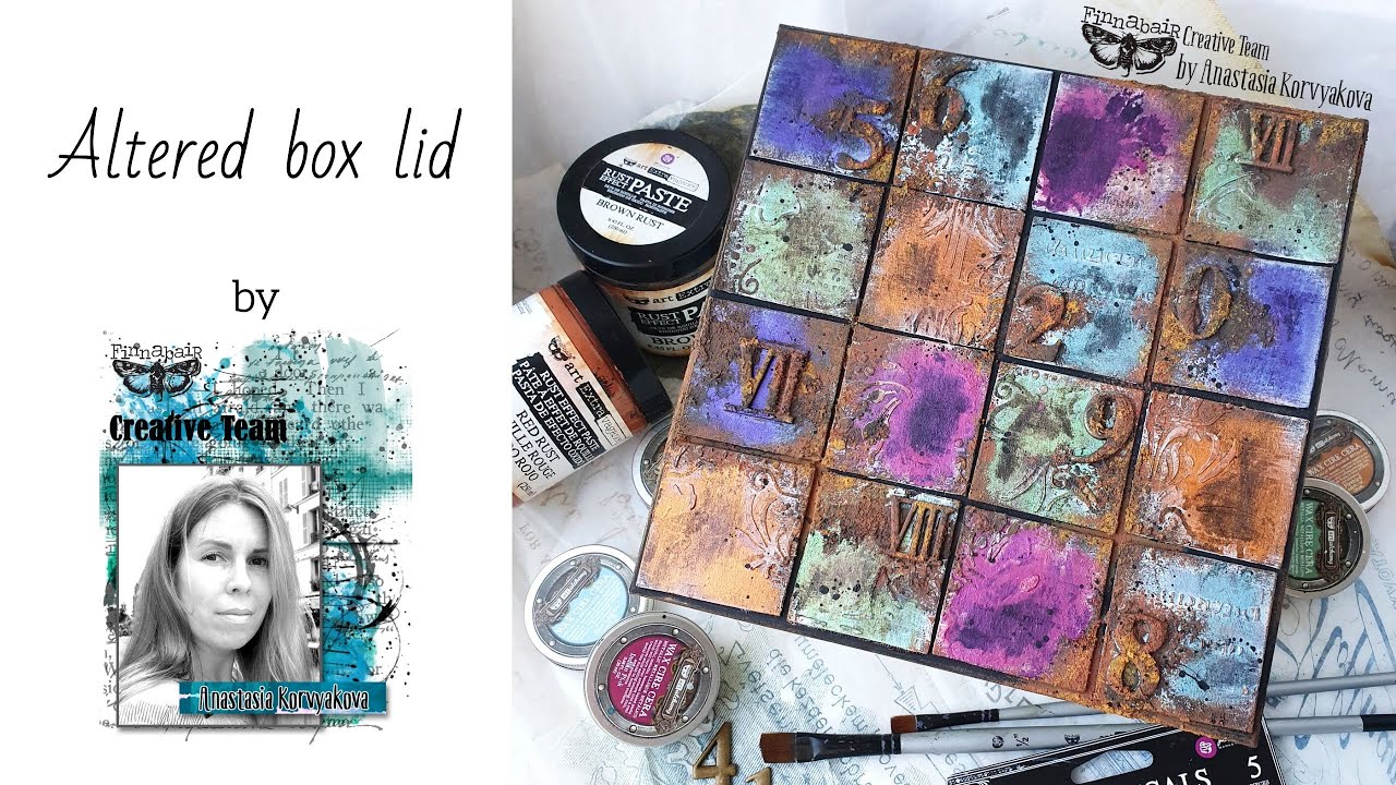 Altered box lid by Anastasia Korvyakova
