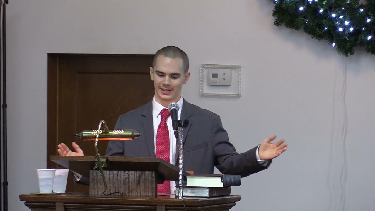 Jedidiah Persall our guest speaker today. 11-30-2025