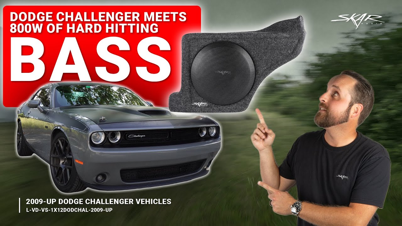 Bass Upgrade for Your 2009-UP Dodge Challenger | Skar Audio 12